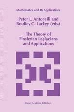 The Theory of Finslerian Laplacians and Applications 1st Edition Epub