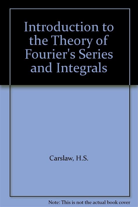 The Theory of Fourier Series and Integrals PDF