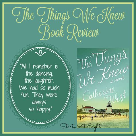 The Things We Knew PDF