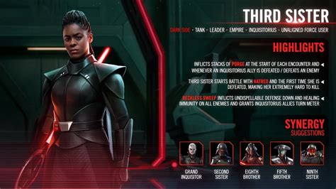 The Third Sister: A Formidable Inquisitor in the Star Wars Universe