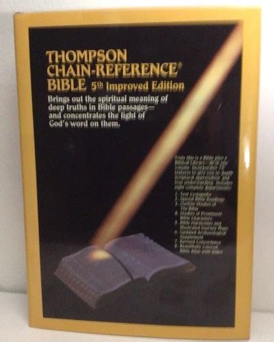 The Thompson Chain-Reference Bible 5th Edition PDF