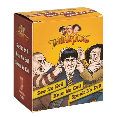 The Three Stooges See No Evil Hear No Evil Speak No Evil Mega Mini Kits Reader