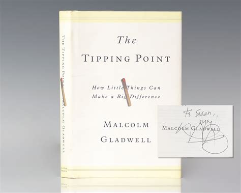 The Tipping Point: How Little Things Can Make a Big Difference