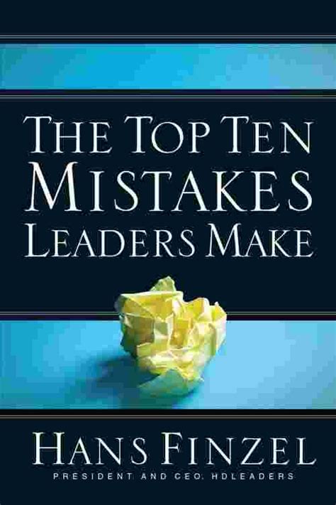 The Top Ten Mistakes Leaders Make Doc