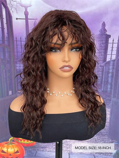 The Top-Rated Synthetic Wigs in 2025: Stunning Brown Waves with Bangs for Medium-Length Locks