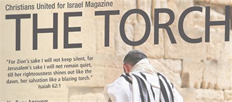 The Torch Christians United for Israel Magazine July 2010 Linked In Vol 4 No 3 Doc