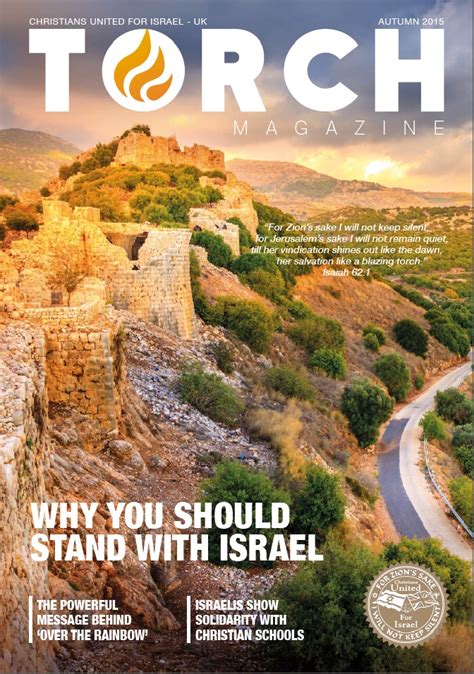 The Torch Christians United for Israel Magazine July 2010 Linked In Vol 4 No 3 Doc