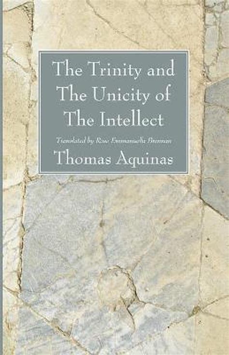 The Trinity and the Unicity of the Intellect Reader