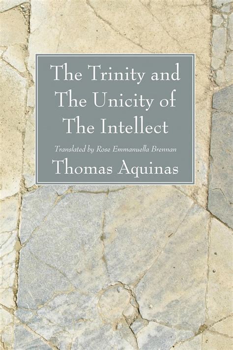 The Trinity and the Unicity of the Intellect Reader