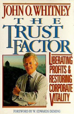 The Trust Factor Liberating Profits &amp Reader