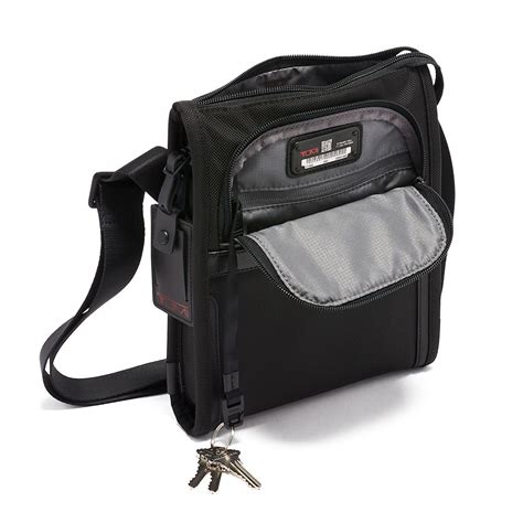 The Tumi Alpha 3 Black Pocket Bag Small Crossbody: A Versatile and Secure Companion for Modern Professionals