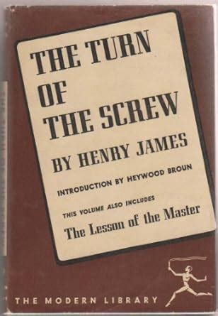 The Turn of The Screw The Lesson of the Master The Modern Library Doc