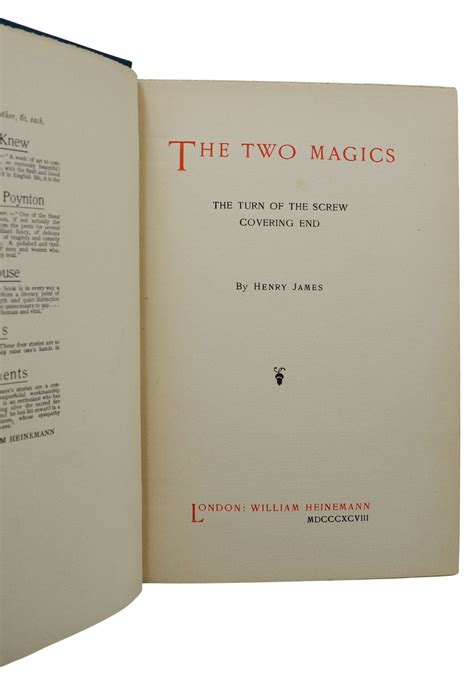 The Two Magics The Turn of the Screw Covering End Kindle Editon