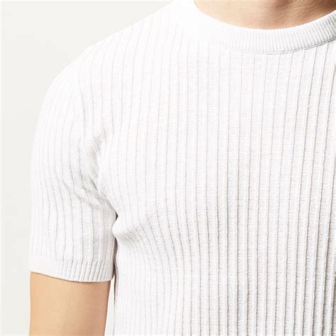 The Ubiquity and Versatility of the Ribbed White T-Shirt