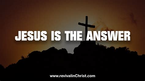 The Ultimate Answer Jesus Christ Epub