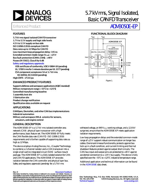 The Ultimate Guide to ADM3050EBRIZ-RL: Empowering Efficiency and Performance