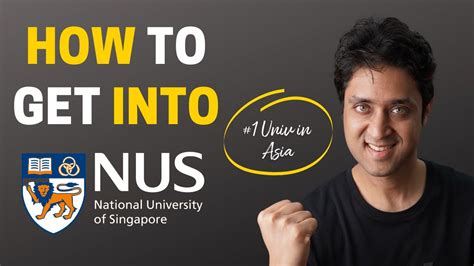 The Ultimate Guide to Acing Your NUS University Application