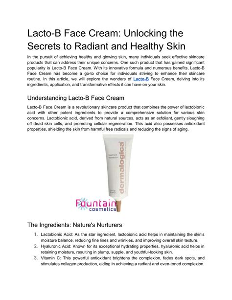 The Ultimate Guide to BM Natural Cream: Unlocking the Secrets of Radiant, Healthy Skin