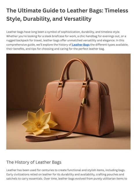 The Ultimate Guide to Burgundy Leather Bags: A Timeless Investment for Style and Durability