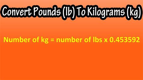 The Ultimate Guide to Converting Pounds (lbs) to Kilograms (kg) and Vice Versa