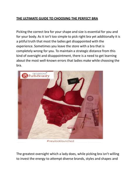 The Ultimate Guide to Finding the Perfect Beginners Bra