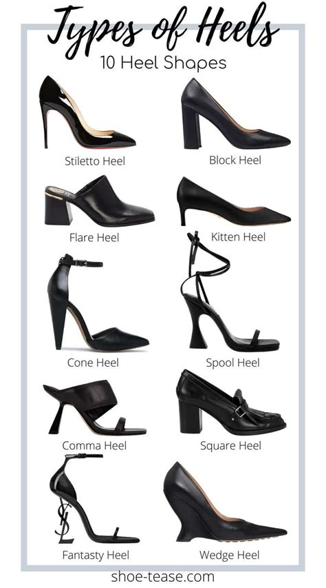 The Ultimate Guide to Heel Types: From Stilettos to Wedges