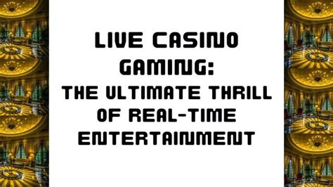 The Ultimate Guide to Live Score Casinos: Experience the Thrill of Real-Time Betting