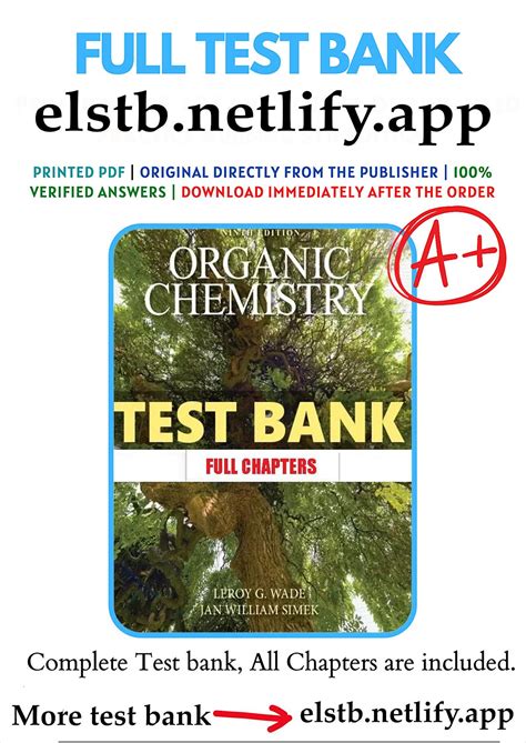 The Ultimate Guide to Mastering Organic Chemistry: A Comprehensive Review of the Test Bank for Organic Chemistry 9th Edition Quizlet