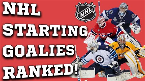 The Ultimate Guide to NHL Starting Goalies