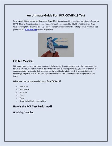 The Ultimate Guide to PCR Test Wait Times