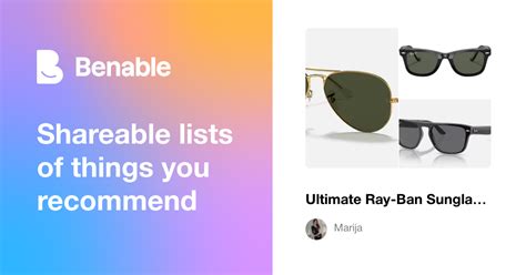 The Ultimate Guide to Ray-Ban Sunglasses for Women: Embracing Timeless Style and Protection