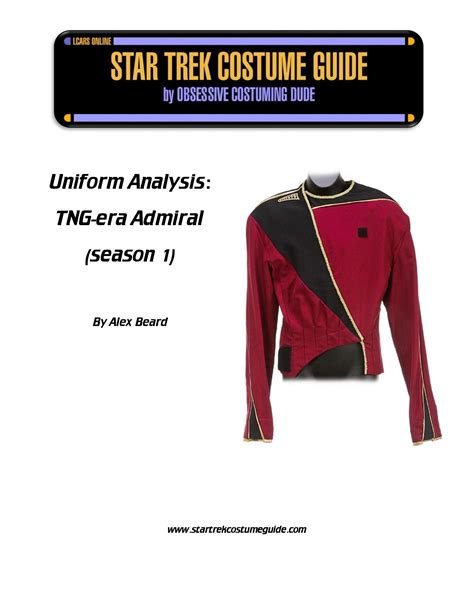 The Ultimate Guide to Star Trek Admiral Costume: From Design to Mastery