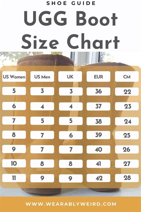 The Ultimate Guide to UGGs Size Chart: Finding the Perfect Fit for Ultimate Comfort