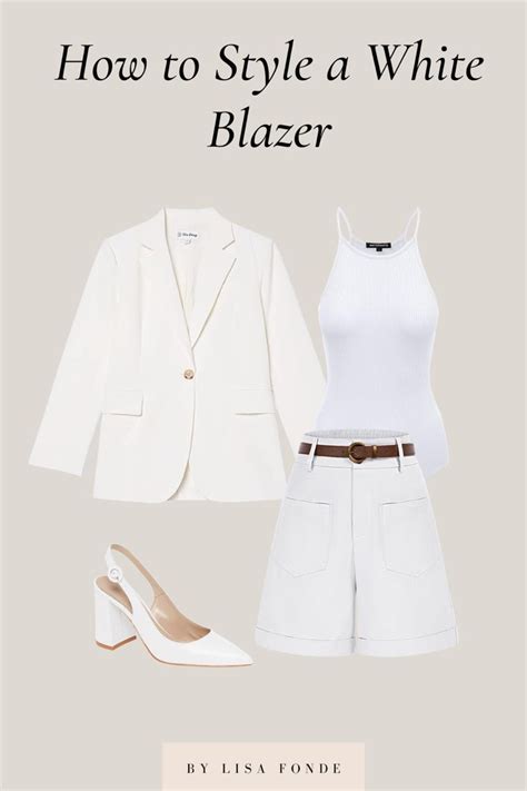 The Ultimate Guide to Wearing a Blazer White Dress