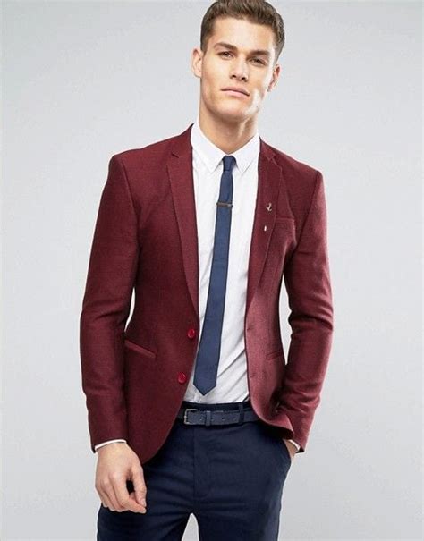 The Ultimate Guide to Wearing a Burgundy Blazer for Men: A Sophisticated Touch to Any Wardrobe