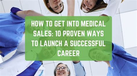 The Ultimate Guide to a Successful Medical Sales Career