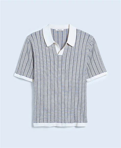 The Ultimate Guide to the Madewell Johnny-Collar Short Sleeve Sweater Polo Blue XL