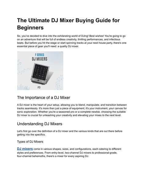 The Ultimate Horizontal Mixer Buying Guide: 9,000+ Words of Essential Knowledge