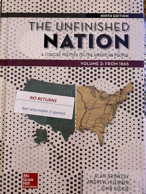 The Unfinished Nation A Concise History of the American People Volume 2 Reader