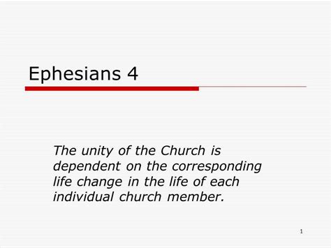 The Unity of the Church Dependent of the Ministry Reader