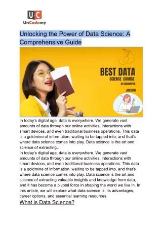 The Unlocking Power of Data: A Comprehensive Guide to Darwha