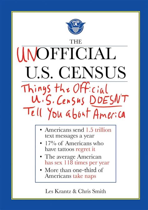 The Unofficial U.S. Census Things the Official U.S. Census Doesnt Tell You About America PDF