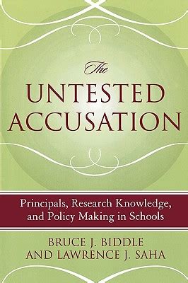 The Untested Accusation Principals Reader