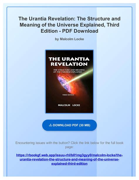 The Urantia Revelation The Structure and Meaning of the Universe Explained Reader