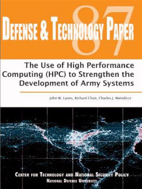 The Use of High Performance Computing (HPC) to Stengthen the Developing of Army Systems Epub