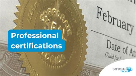 The Value and Benefits of Professional Certifications