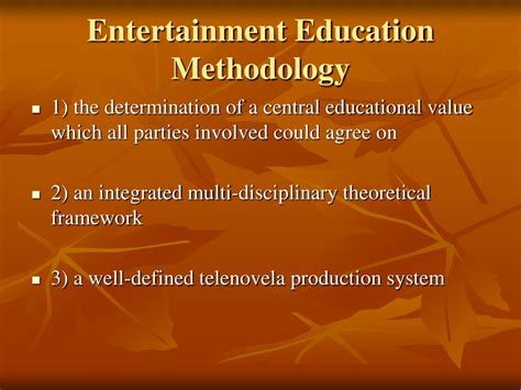 The Value of Entertainment in Education