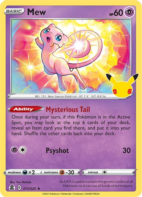 The Value of Mew Pokémon Cards