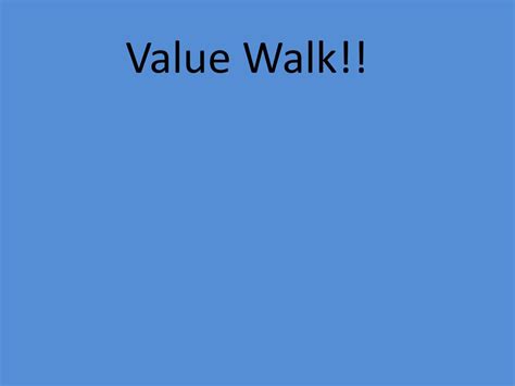 The Value of Walk-Ups