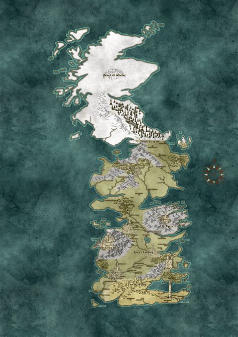 The Vast Landscapes of Westeros